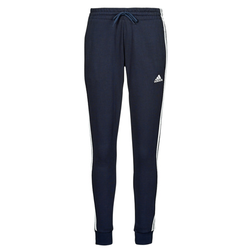 textil Dam Joggingbyxor Adidas Sportswear W 3S FT CF PT Marin / Vit