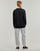 textil Dam Sweatshirts Adidas Sportswear W 3S FL OS SWT Svart / Vit