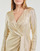 textil Dam Korta klänningar Lauren Ralph Lauren CINLAIT-LONG SLEEVE-COCKTAIL DRESS Guldfärgad