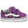 Skor Flickor Sneakers Vans Old Skool V Neon Hearts PURPLE/MULTI Violett / Svart