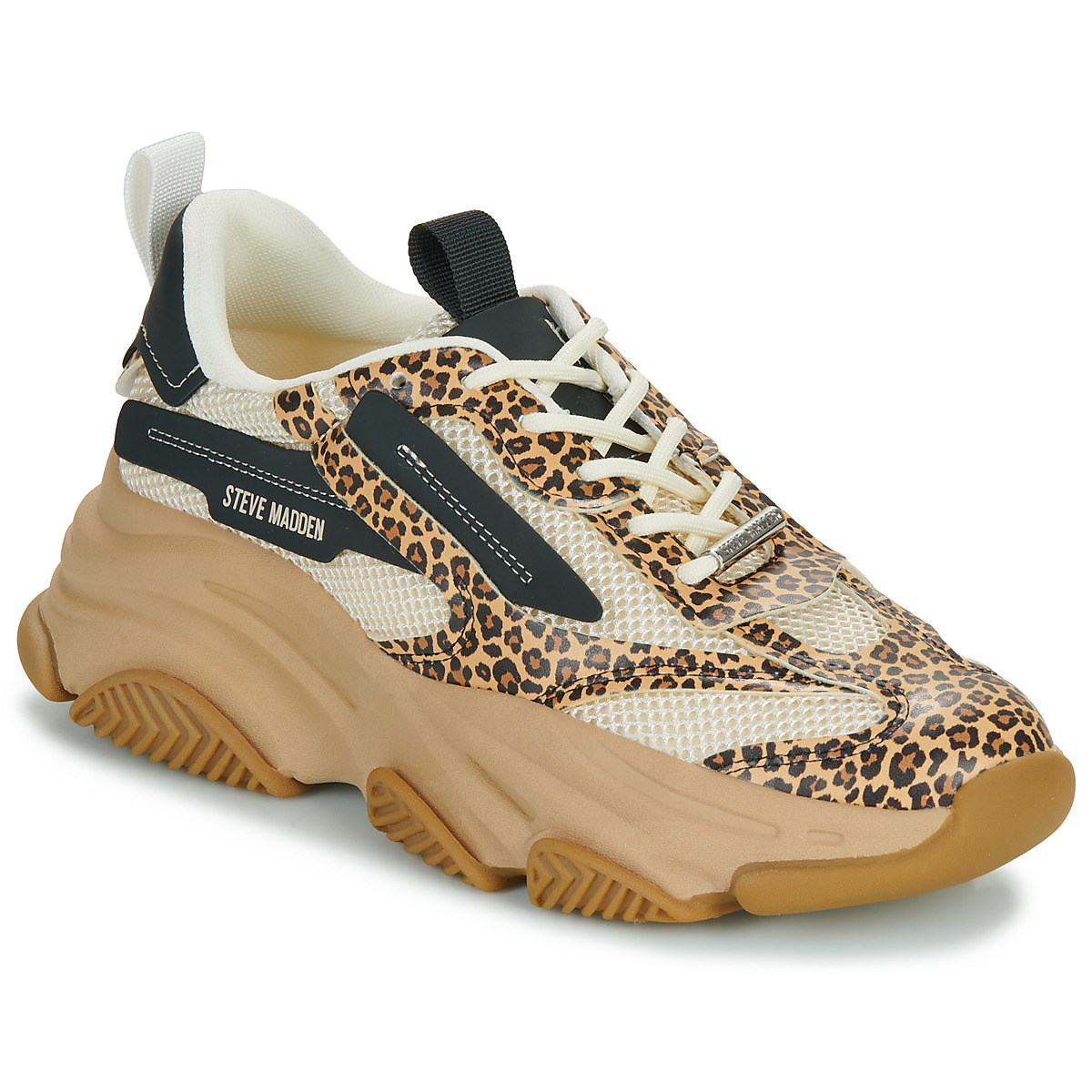 Skor Dam Sneakers Steve Madden POSSESSION-E Svart / Leopard