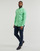 textil Herr Långärmade skjortor Polo Ralph Lauren CHEMISE AJUSTEE SLIM FIT EN POPELINE RAYE Grön
