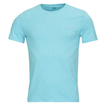 textil Herr T-shirts Polo Ralph Lauren T-SHIRT AJUSTE EN COTON Blå / Turkos / Nova