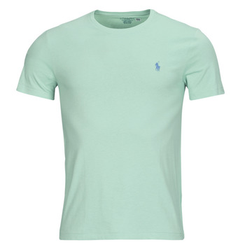 textil Herr T-shirts Polo Ralph Lauren T-SHIRT AJUSTE EN COTON Grön / Aqua / Celadon  (grön)