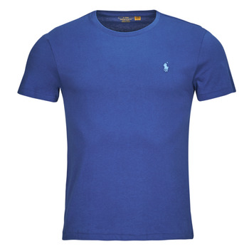 textil Herr T-shirts Polo Ralph Lauren T-SHIRT AJUSTE EN COTON Blå / Strand