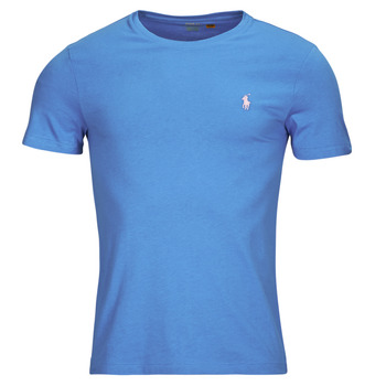 textil Herr T-shirts Polo Ralph Lauren T-SHIRT AJUSTE EN COTON Blå / Blå