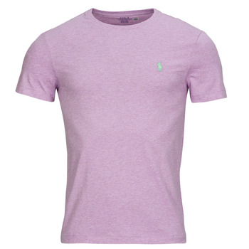 textil Herr T-shirts Polo Ralph Lauren T-SHIRT AJUSTE EN COTON Lila / Pastell / Lila