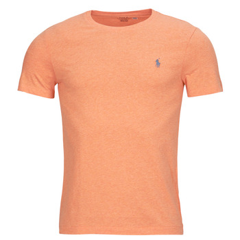 textil Herr T-shirts Polo Ralph Lauren T-SHIRT AJUSTE EN COTON Korall / Melerad / Strand / Orange