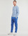 textil Herr Sweatshirts Polo Ralph Lauren SWEATSHIRT COL ROND EN MOLLETON Blå / Himmelsblå