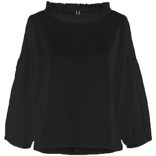 textil Dam Blusar Wendy Trendy Top 221153 - Black Svart