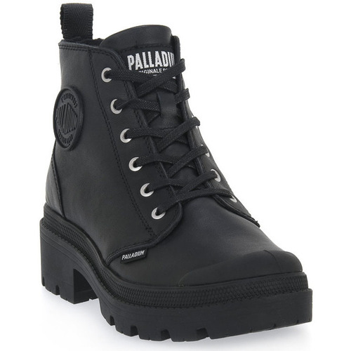 Skor Dam Boots Palladium PALLABASE LTH BLACK Svart