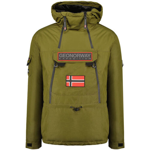 textil Herr Sweatjackets Geographical Norway Benyamine054 Man Kaki Grön