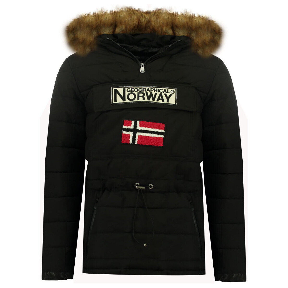 textil Herr Sweatjackets Geographical Norway - Coconut-WR036H Svart