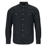textil Herr Långärmade skjortor Levi's CLASSIC WESTERN STANDARD Blå