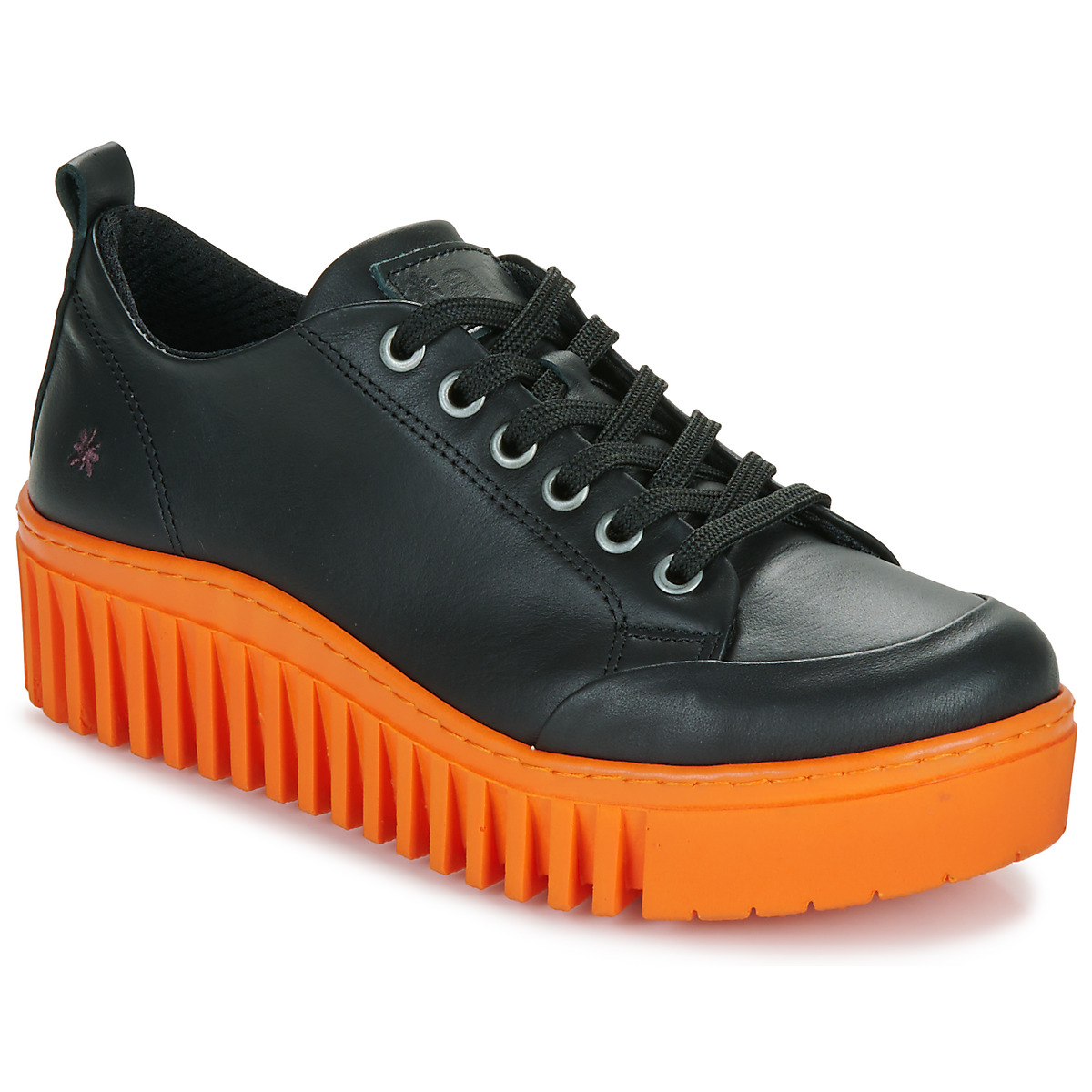 Skor Dam Sneakers Art BRIGHTON Svart / Orange