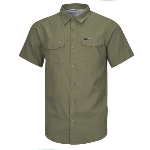 textil Herr Kortärmade skjortor Columbia Utilizer II Solid Short Sleeve Shirt Grön