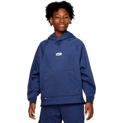 textil Pojkar Sweatshirts Nike SUDADERA  DRI-FIT ATHLETICS DX5374 Blå