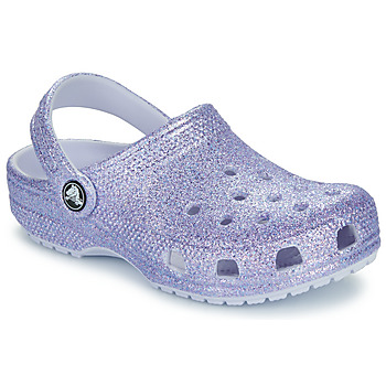 Skor Flickor Träskor Crocs Classic Glitter Clog K Violett