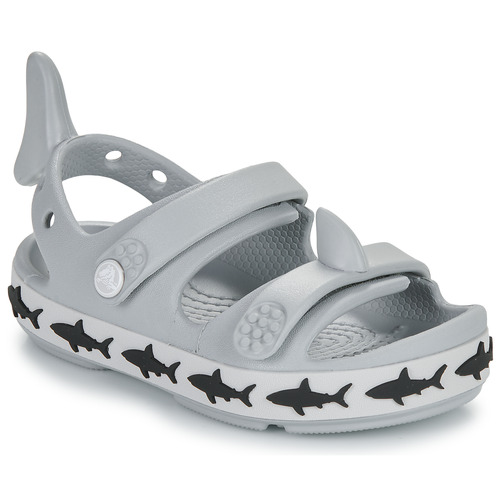 Skor Barn Sandaler Crocs Crocband Cruiser Shark SandalT Grå