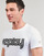 textil Herr T-shirts Replay M6754-000-2660 Vit