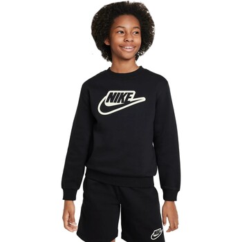 textil Pojkar Sweatshirts Nike NIOS  SPORTSWEAR CLUB FD3182 Svart