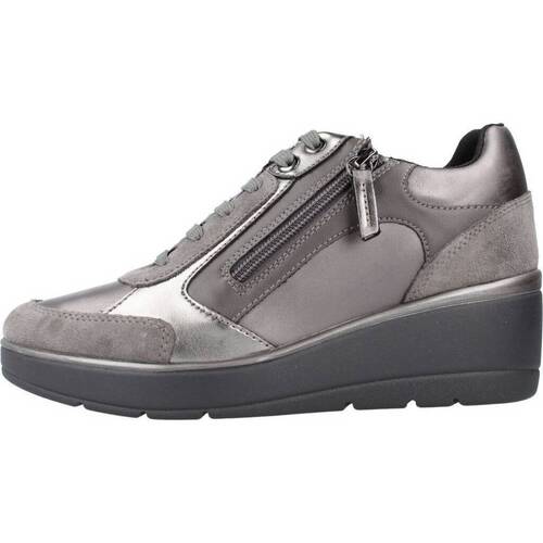 Skor Dam Sneakers Geox D ILDE C Silver