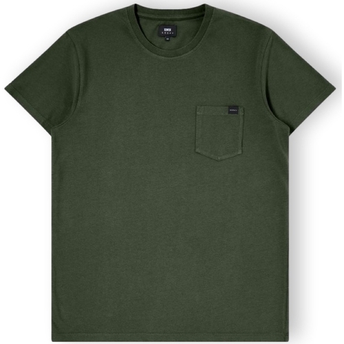 textil Herr T-shirts & Pikétröjor Edwin Pocket T-Shirt - Kombu Green Grön