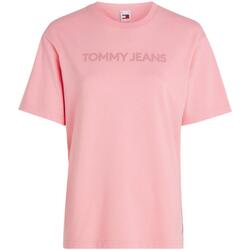 textil Dam T-shirts Tommy Hilfiger  Rosa