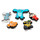 Accessoarer Barn Skotillbehör Crocs Jibbitz Disneys Pixar 5 pack Flerfärgad