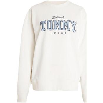 textil Dam Sweatshirts Tommy Hilfiger  Vit