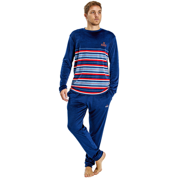 textil Herr Pyjamas/nattlinne Munich MUDP0152 Blå