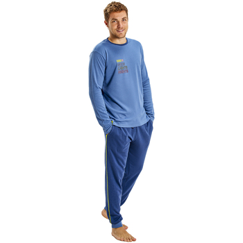 textil Herr Pyjamas/nattlinne Munich MUDP0452 Blå