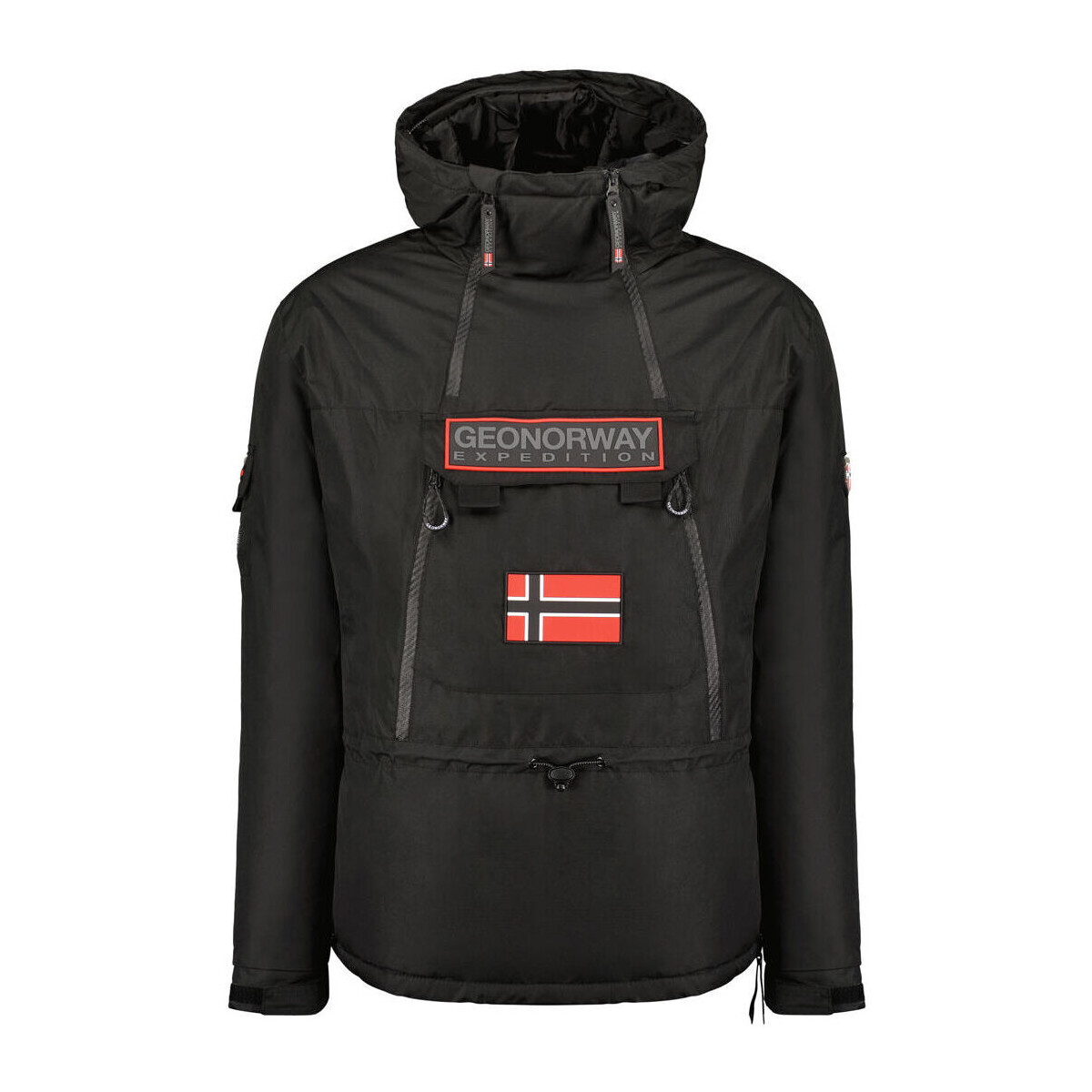 textil Herr Sweatjackets Geographical Norway Benyamine054 Man Black Svart