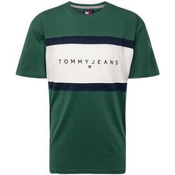 textil Herr T-shirts Tommy Hilfiger  Grön