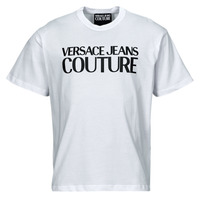 textil Herr T-shirts Versace Jeans Couture 76GAHG01 Vit