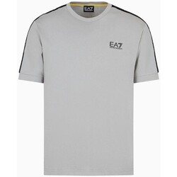 textil Herr T-shirts Emporio Armani EA7 3DPT35 PJ02Z Grå