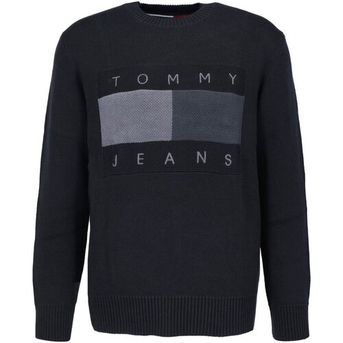 textil Herr Tröjor Tommy Jeans DM0DM17773 Svart
