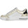 Skor Dam Sneakers Semerdjian Noubar Cuir Femme Blanc Gold Vit