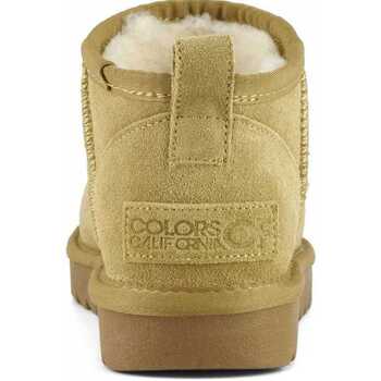 Colors of California Short winter boot in suede Brun
