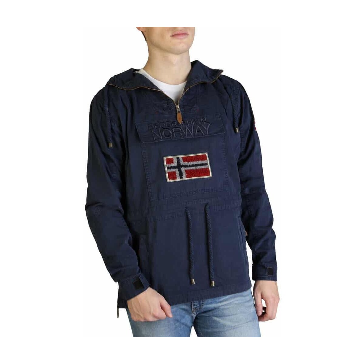 textil Herr Vindjackor Geographical Norway Chomer Man Navy Blå