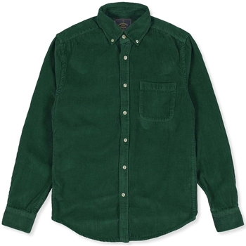 textil Herr Långärmade skjortor Portuguese Flannel Lobo Shirt - Green Grön