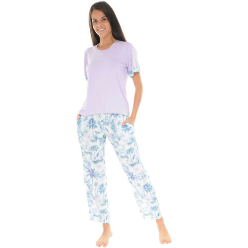 textil Dam Pyjamas/nattlinne Christian Cane VIKY Violett
