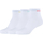 Underkläder Flickor Sportstrumpor Skechers 3PPK Wm Mesh Ventilation Quarter Socks Vit