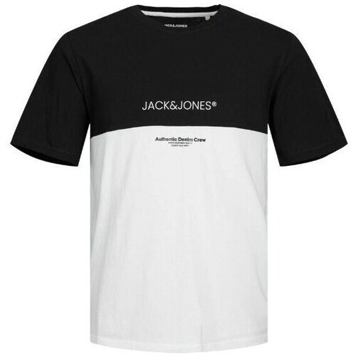 textil Herr T-shirts Jack & Jones 12250703 ERYDER BLOCKING TEE Flerfärgad
