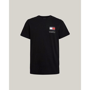 textil Herr T-shirts Tommy Hilfiger DM0DM18263BDS Svart