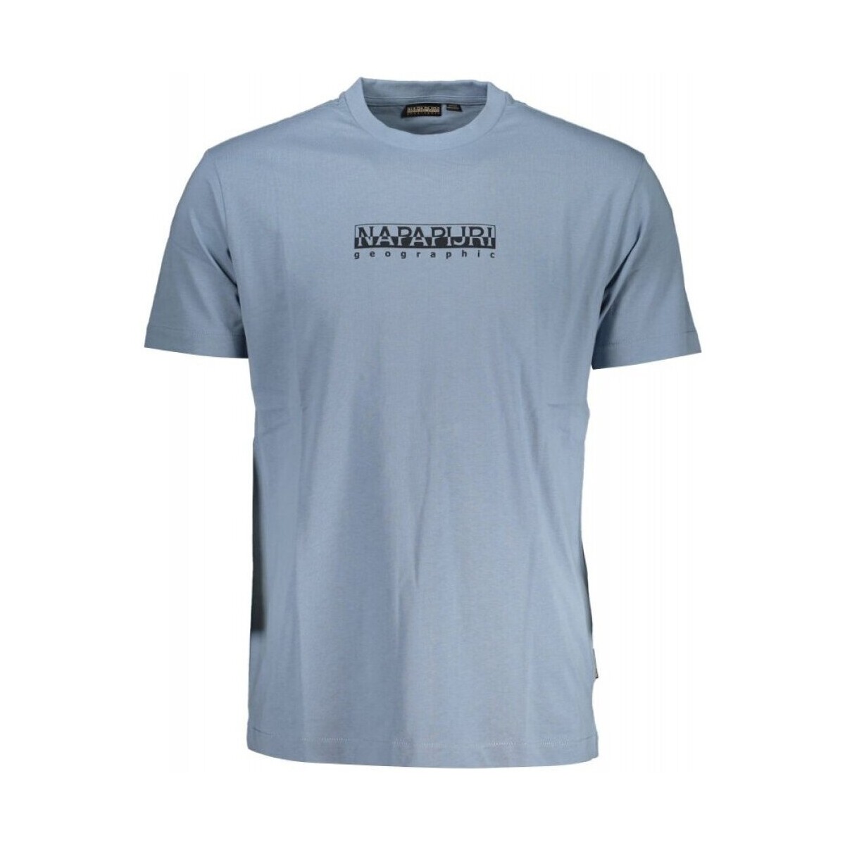 textil Herr T-shirts Napapijri NP0A4GDR-S-BOX-SS-3 Blå