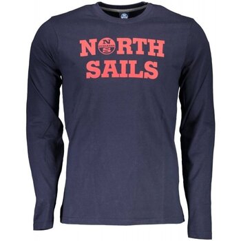 textil Herr T-shirts North Sails 902478-000 Blå