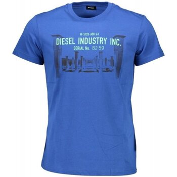 textil Herr T-shirts Diesel SEFY-T-DIEGO Blå