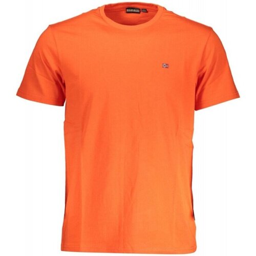 textil Herr T-shirts Napapijri NP0A4H8D-SALIS-SS-SUM Orange