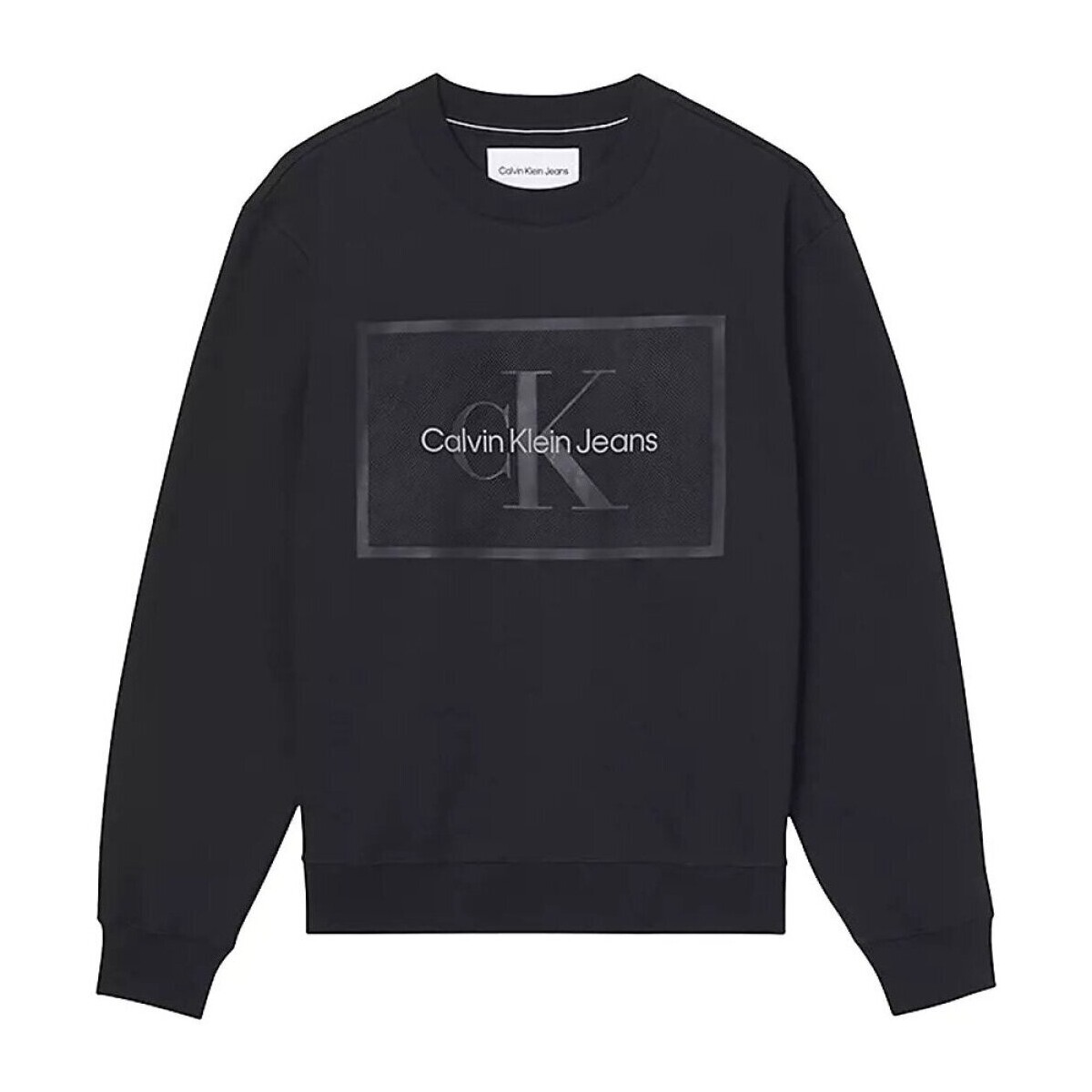 textil Herr Sweatshirts Calvin Klein Jeans J30J321880 Svart